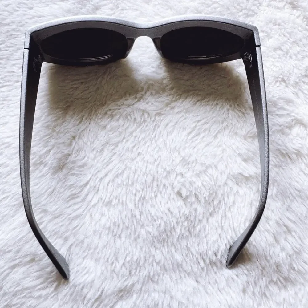 Faye Mirrored Silver Cat-Eye Sunglasses